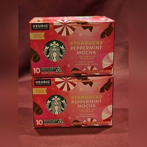 Starbucks Limited Edition Peppermint Mocha Keurig K-Cup Pods New And Sealed!